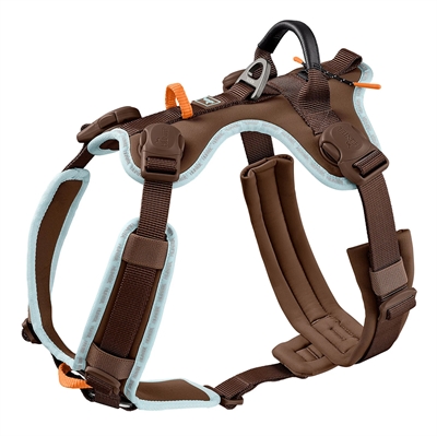 Hunter ErgoMove Pro™ Hundesele med Roterende Spænder Brun
